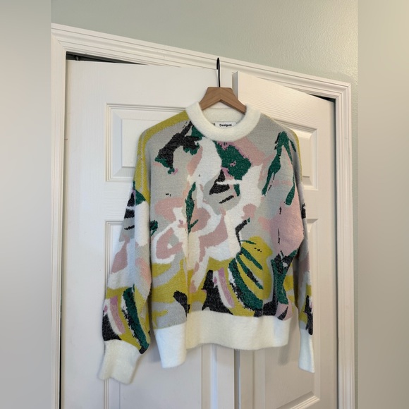 Desigual OVERSIZED ARTY JERSEY sweater - Picture 8 of 11